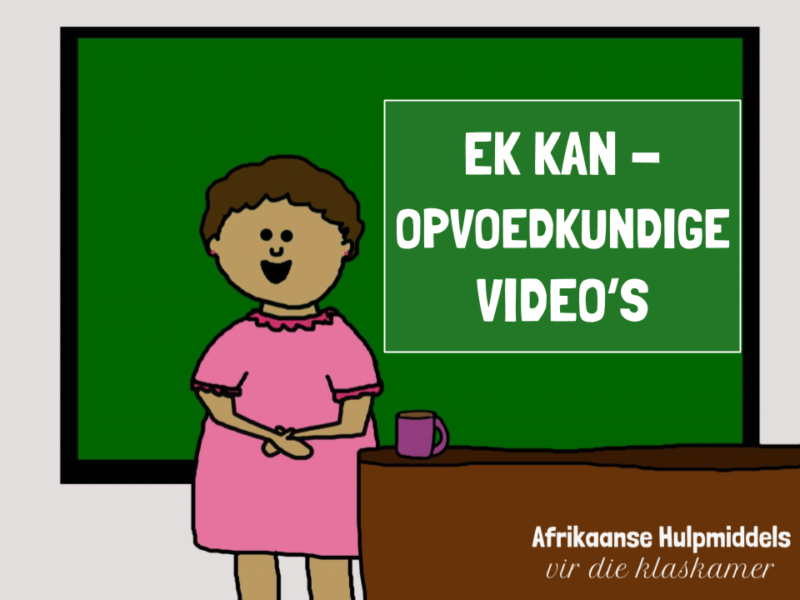 Ek kan – Gratis opvoedkundige video’s