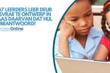 Laat leerders leer deur vasvrae te ontwerp in plaas daarvan dat hul dit beantwoord!